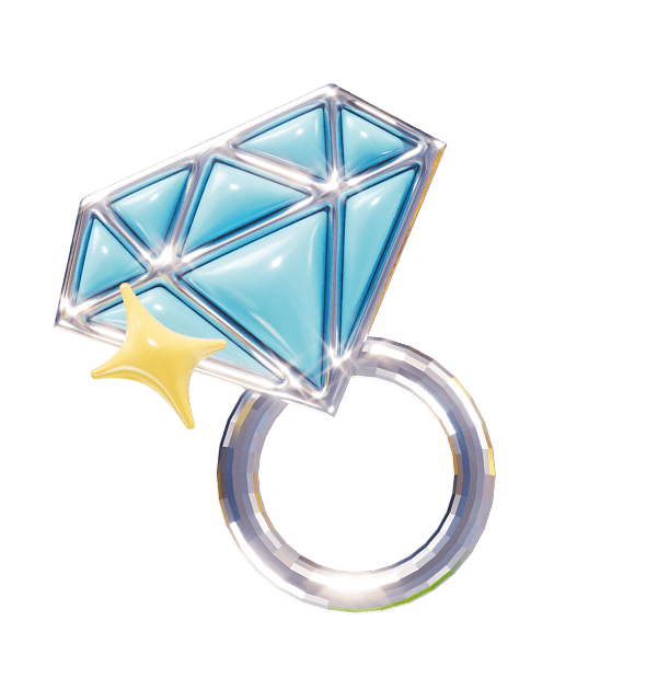 Кольцо с бриллиантом