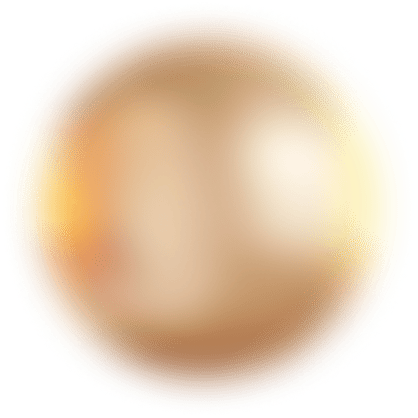 золотистое украшение в виде шара